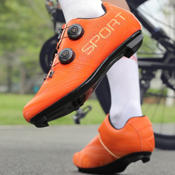 Bicycle lockable cycling shoes for men and women road bike lock shoes hard sole dynamic cycling shoes wide sole shoes - Image 2