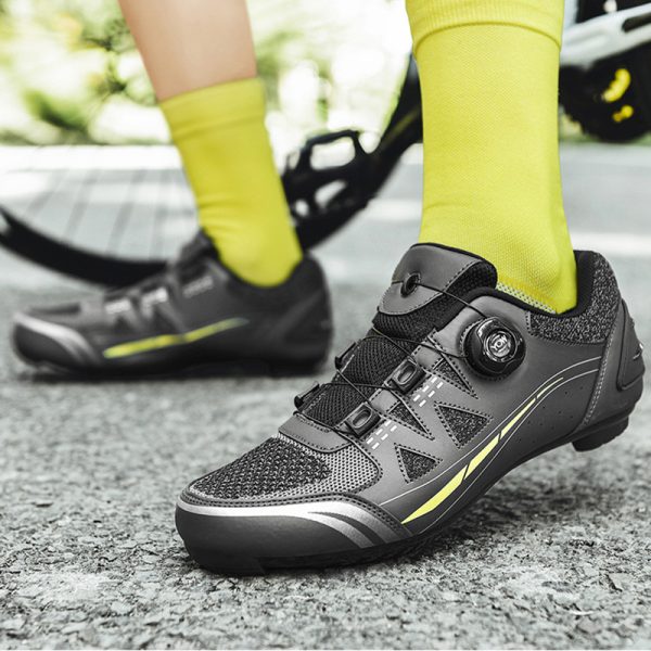 Road bike lock shoes bicycle cycling shoes spring hard sole cycling shoes