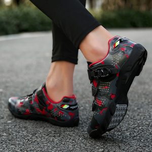Colorful cycling shoes with locks, non-locking shoes, men's and women's cycling shoes, bicycle road shoes