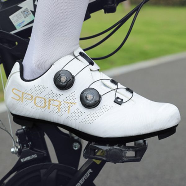 Bicycle lockable cycling shoes for men and women road bike lock shoes hard sole dynamic cycling shoes wide sole shoes - Image 3