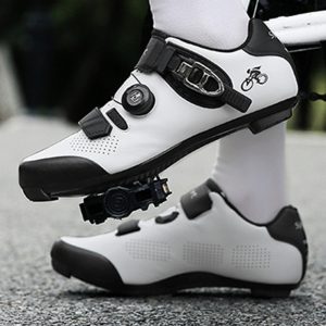 Locking shoes Locking shoes Road cycling shoes Single knob cycling shoes