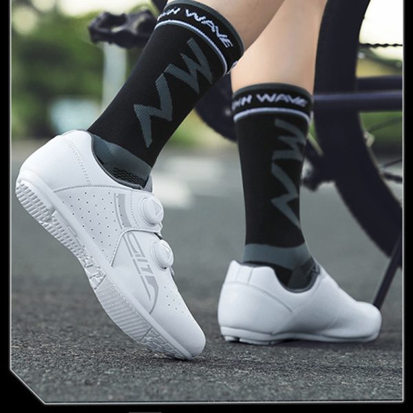 Bicycle shoes cycling shoes men's and women's road bike lock shoes power shoes hard sole - Image 3