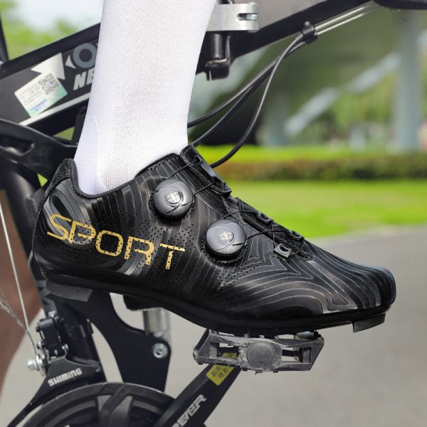 Bicycle lockable cycling shoes for men and women road bike lock shoes hard sole dynamic cycling shoes wide sole shoes - Image 4