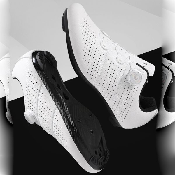 Road bike lock shoe set hard sole breathable bicycle shoes cycling shoes power