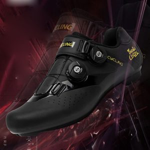 Lightweight breathable bicycle cycling lockless shoes outdoor sports road four seasons cycling shoes