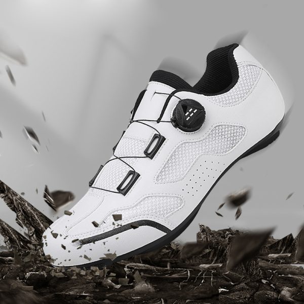 Breathable road bike lock shoe set bicycle shoes cycling shoes hard sole