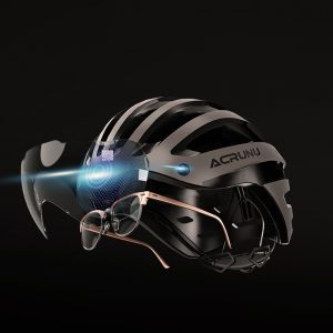 Helmet with Magnetic Goggles