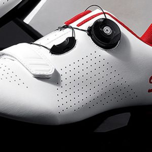 Cycling shoe detail buckle