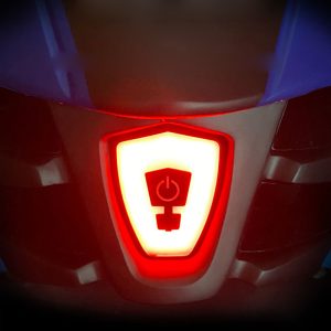 helmet with LED taillight
