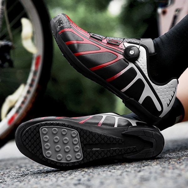 Cycling shoes men's and women's lockless bicycle shoes breathable - Image 3