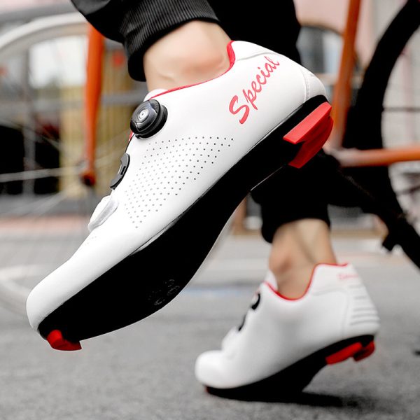 Road bike lock shoes cycling shoes men's power-assisted bicycle shoes women's hard-soled cycling equipment - Image 2