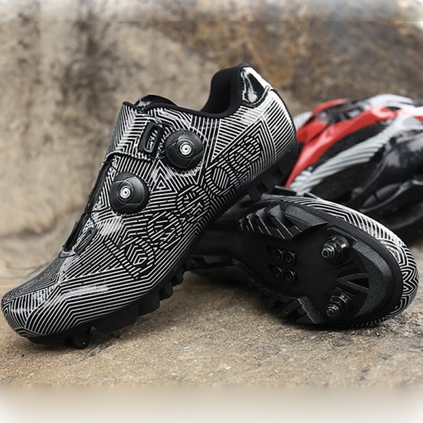 Lockable sports cycling shoes, lock shoes, men's and women's bicycle shoes, leisure power mountain bike shoes