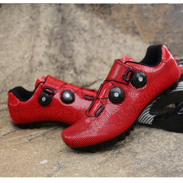 Lockable sports cycling shoes, lock shoes, men's and women's bicycle shoes, leisure power mountain bike shoes - Image 2