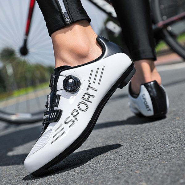 Bicycle cycling shoes outdoor cycling shoes with lock sports hard bottom cycling lock shoes - Image 2