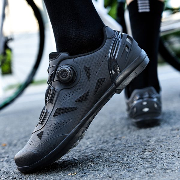 Bicycle shoes cycling shoes men's and women's road bike lockless shoes power shoes hard sole - Image 2