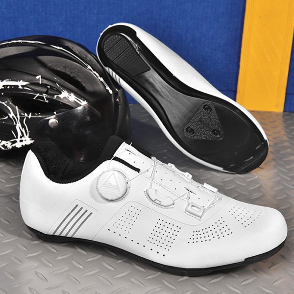 Road bike lock shoes hard sole breathable racing bike shoes cycling shoes - Image 2