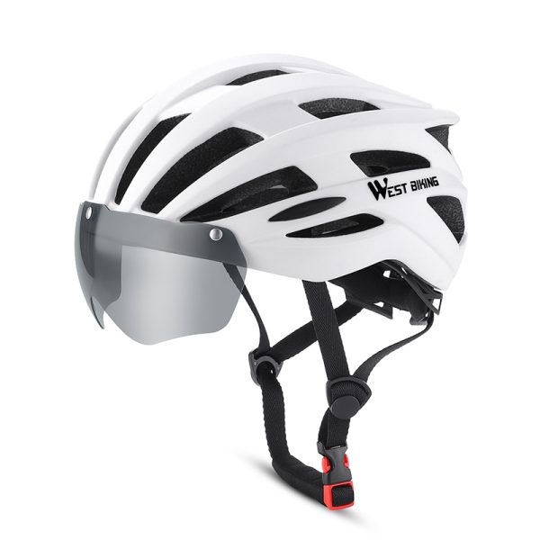 Goggles Helmet Bicycle One-piece Helmet Mountain Road Bicycle Cycling Hat Helmet Equipment - Image 4