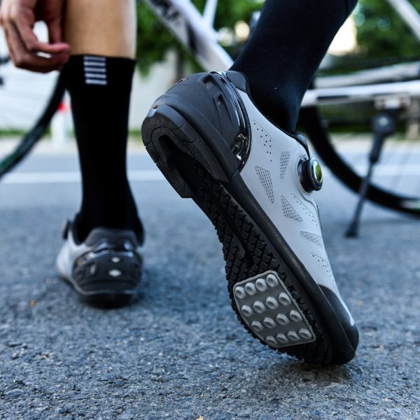 Bicycle shoes cycling shoes men's and women's road bike lockless shoes power shoes hard sole - Image 3