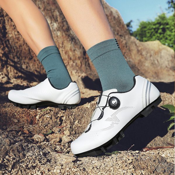 Outdoor cycling shoes mountain bike lock shoes bicycle shoes men's and women's mountain bike cycling shoes - Image 3