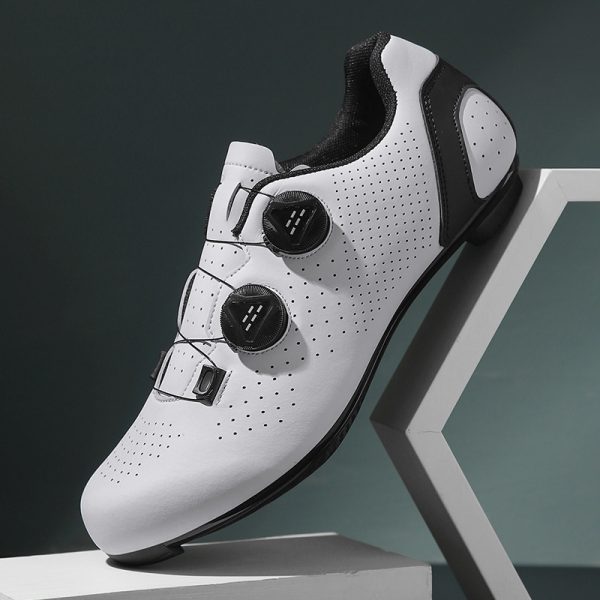 Cycling shoes men's road bike lock shoes breathable bicycle shoes cycling shoes - Image 3