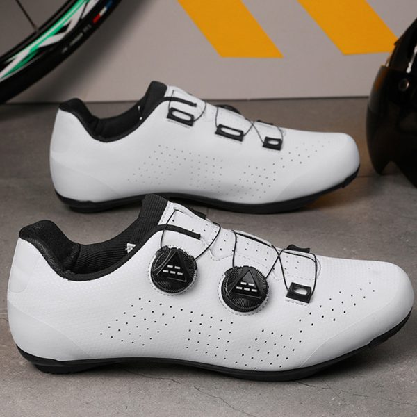 Bicycle shoes cycling shoes men's and women's road bike lock shoes bicycle power shoes hard sole - Image 3