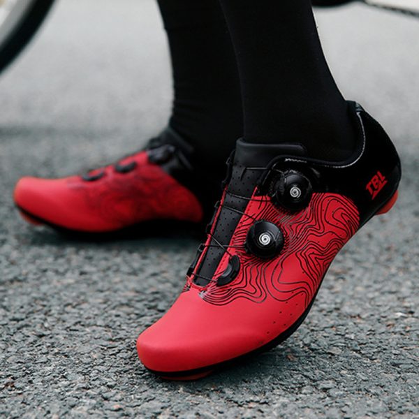 Anti-slip cycling sports lock shoes outdoor road men's and women's cycling shoes - Image 2