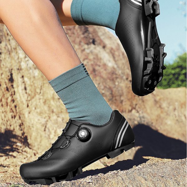 Outdoor cycling shoes mountain bike lock shoes bicycle shoes men's and women's mountain bike cycling shoes - Image 2