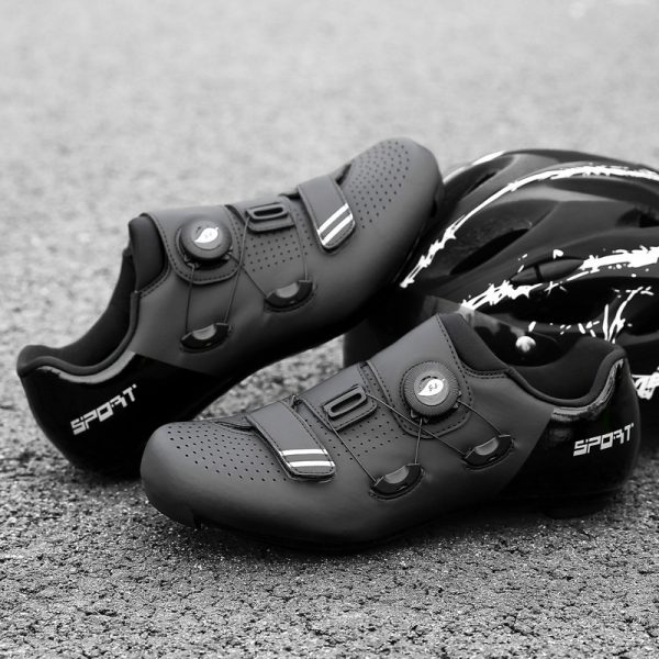 Lockable cycling shoes, bicycle shoes, road lock shoes, cycling sports shoes - Image 2