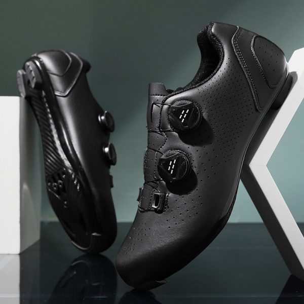 Cycling shoes men's road bike lock shoes breathable bicycle shoes cycling shoes - Image 2