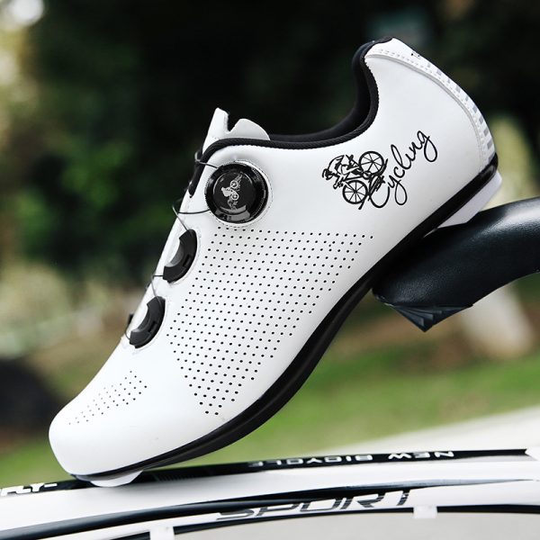 Lockable cycling shoes road bike automatic knob lock bicycle lock shoes - Image 4