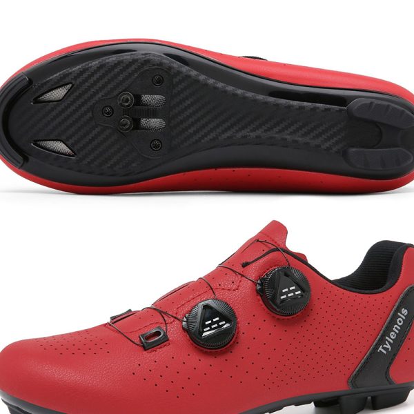 Cycling shoes men's road bike lock shoes breathable bicycle shoes cycling shoes - Image 5