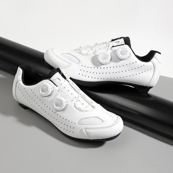 Road bike lock shoes all-match breathable hard-soled cycling shoes to help outdoor cycling shoes - Image 2