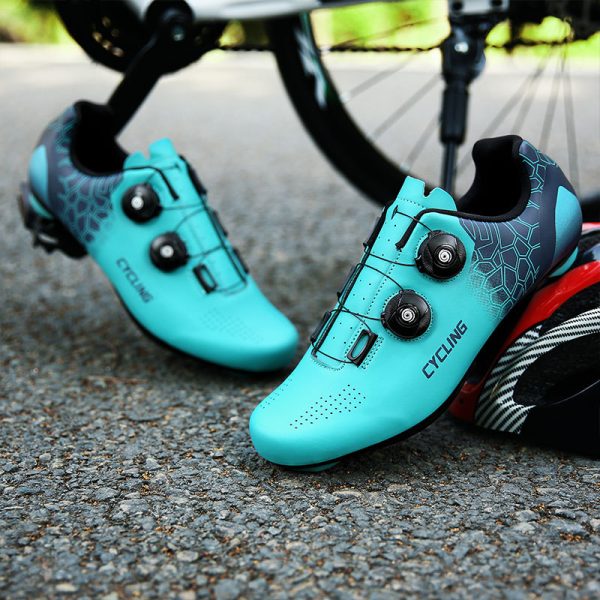 Lock-free cycling shoes hard-soled outdoor road bike set cycling shoes - Image 3