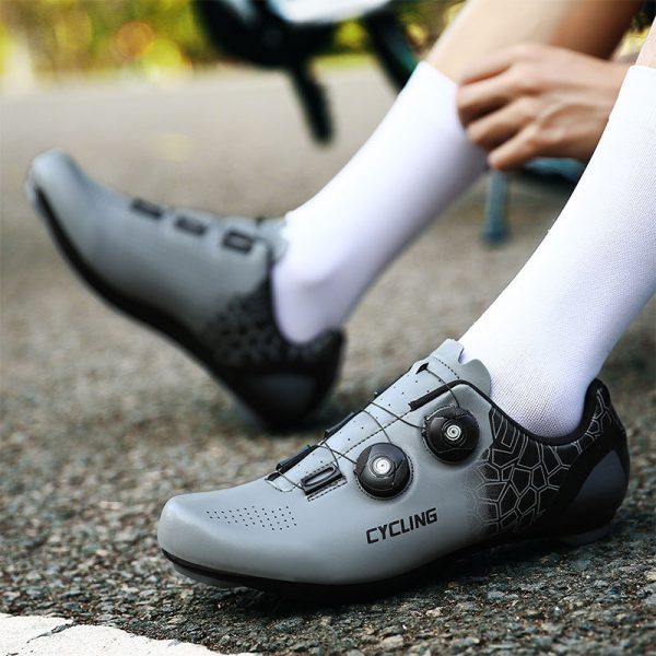 Lock-free cycling shoes hard-soled outdoor road bike set cycling shoes - Image 4