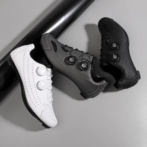 Road bike lock shoes all-match breathable hard-soled cycling shoes to help outdoor cycling shoes