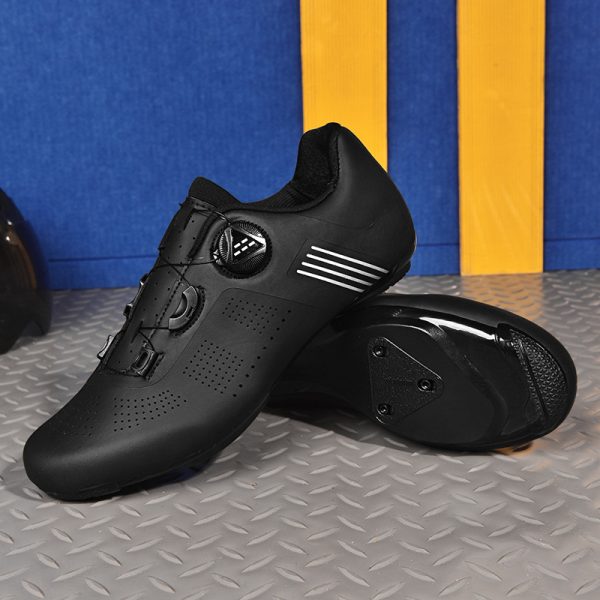 Road bike shoes, hard-soled breathable racing bike shoes, cycling shoes - Image 3